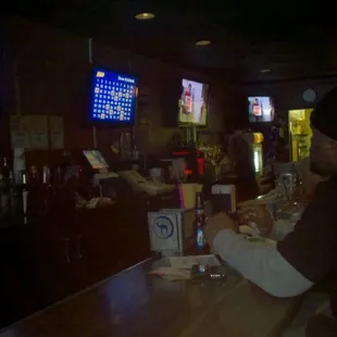 two men at the bar