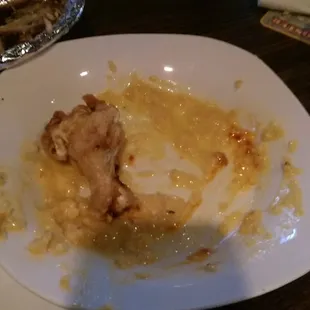 Last garlic wing