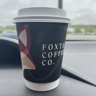 My delicious, wonderfully detialed brewed coffee.