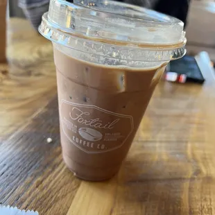 chocolate orange latte