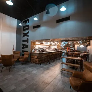 the interior of the restaurant