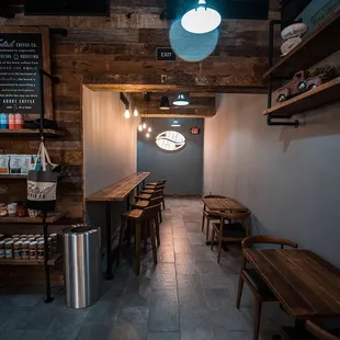 the interior of the restaurant