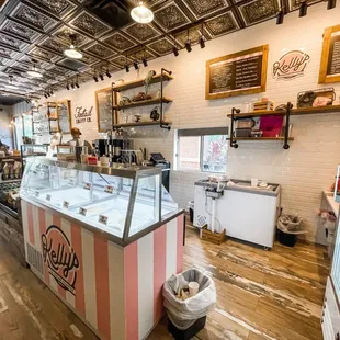 Ice cream at end of store