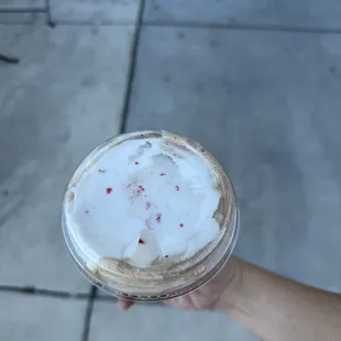 Peppermint mocha cold brew