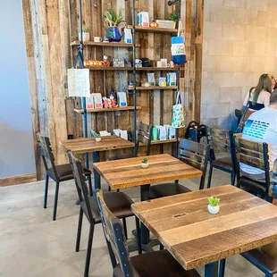 Merchandise and seating