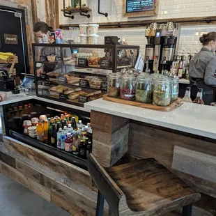 Pastry and food options