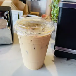 Sugar-free Iced caramel coffee 08/21