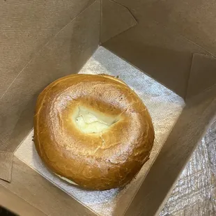 Bagel/W Turkey Sausage, Egg &amp; Cheese.