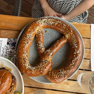 Giant pretzel