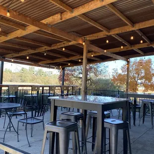 Outdoor seating area