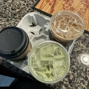 Coconut Matcha, Hot Matcha Latte, Lost Traveler Latte