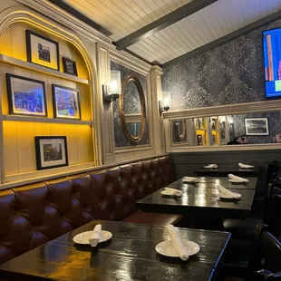 tables with place settings