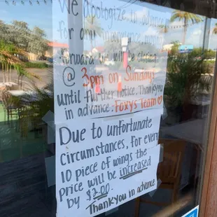 Closed on Sundays