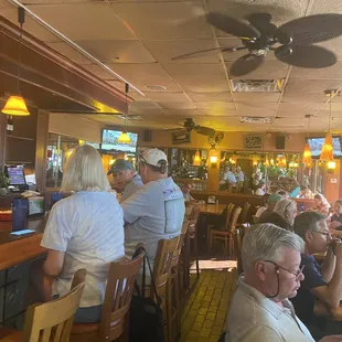 Bar area at breakfast