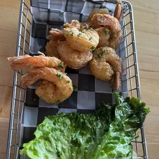 Fried shrimp appetizer, no sauce