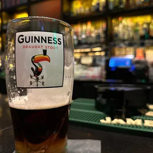 a pint of guinness