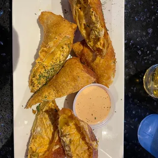 Buffalo Chicken Eggrolls