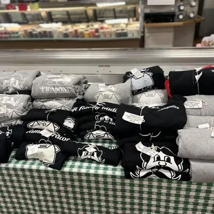 a variety of t - shirts