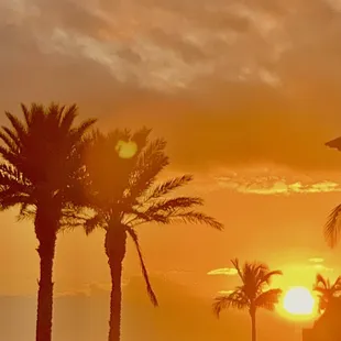 Sunset from the patio!