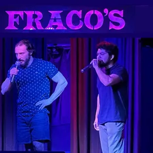 There were 4 comedians with different styles.