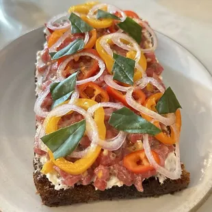 Beef Tartare Toast