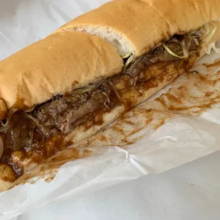 Roast beef po boy