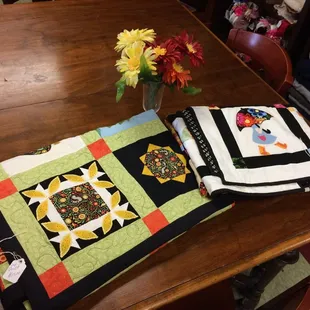 Handmade quilts too