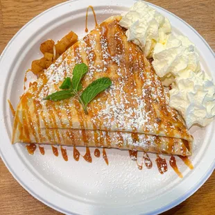 All American Apple Pie Crepe