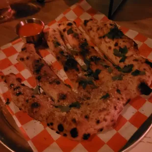 Breadsticks. Just okay but the tomato butter was great