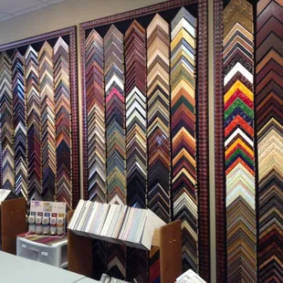 Large selection of frames