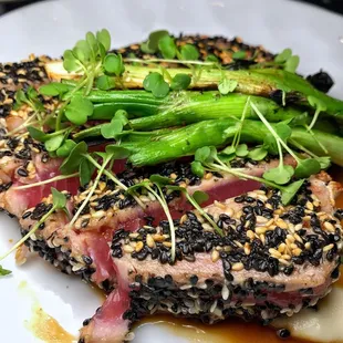 a plate of food on a table