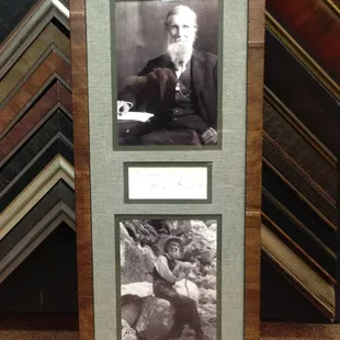 Cheers, John Muir!  Another stunning custom piece!