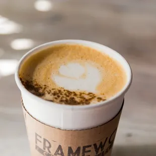 a cup of coffee