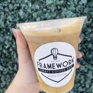 Holiday Nog Iced Latte