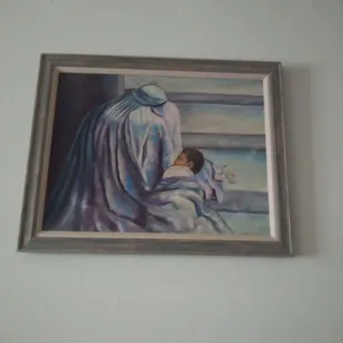 Another beautiful frame custom made here.