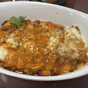 Lasagna, out of this world! Authentic and freshly handmade pasta!