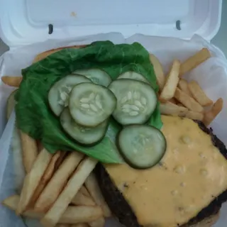 Black Angus Cheeseburger