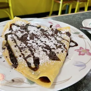 Chocolate crepe