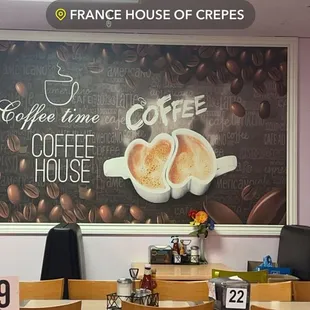 Cool coffee mural :)