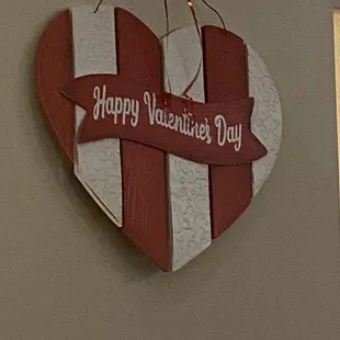 a happy valentine&apos;s day sign