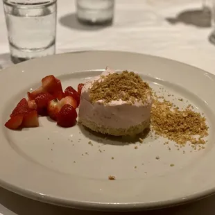 a dessert on a white plate