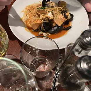 Seafood pasta