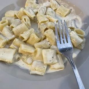 Pasta with Alfredo sauce