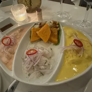 Special, three ceviches !