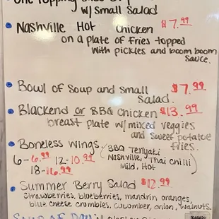 Specials Board