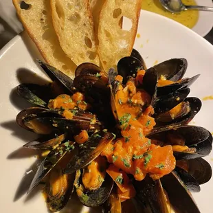Mussels ala vodka