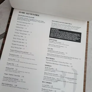 the full menu