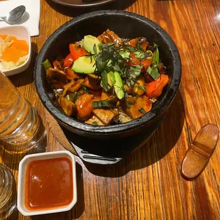 Mediterranean Bibimbap or Stone Bowl