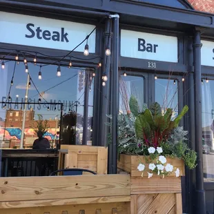 Front of the building