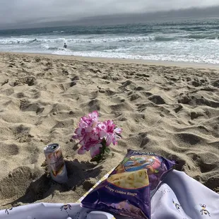 Francis Beach next to the campground